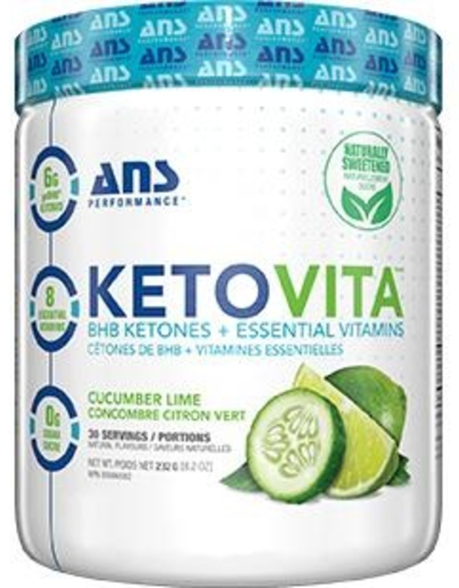 ANS ANS Ketovita Ketones & Vitamins Cucumber Mint