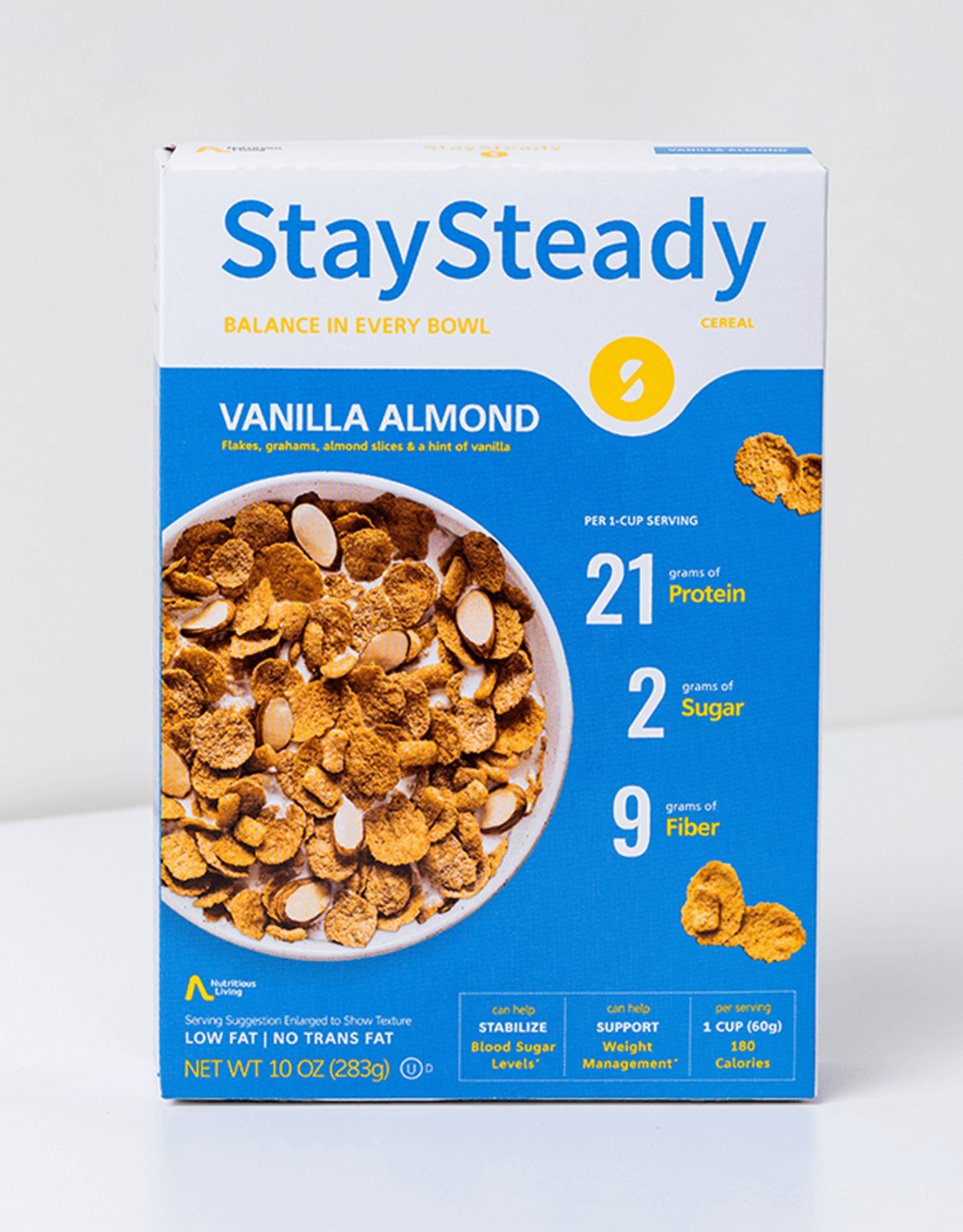 Nutritious Living Nutritious Stay Steady Van Almond Cereal (Hi Lo)