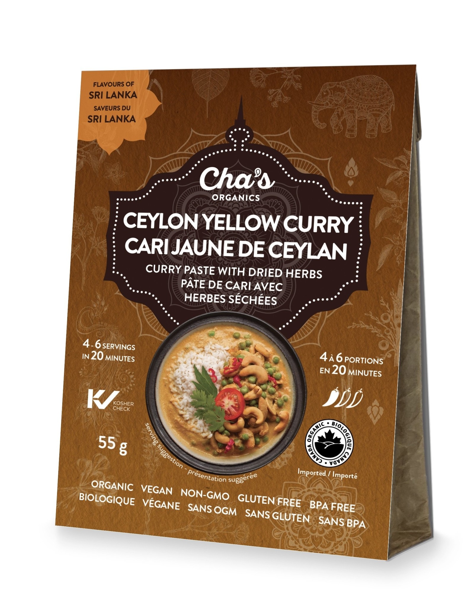 Cha's Curry Ceylon Yellow