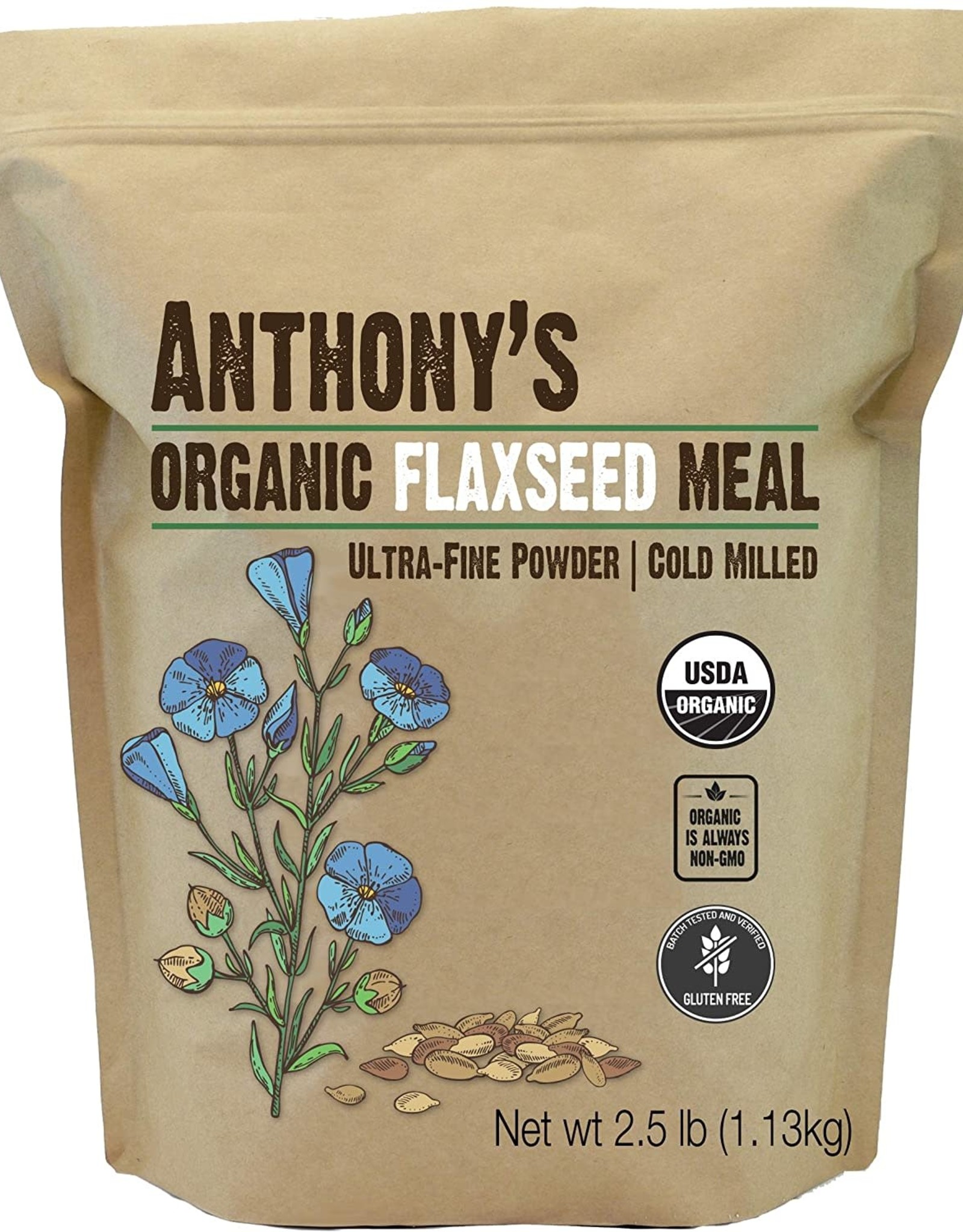 Anthony's Flax Meal 2.5 lb