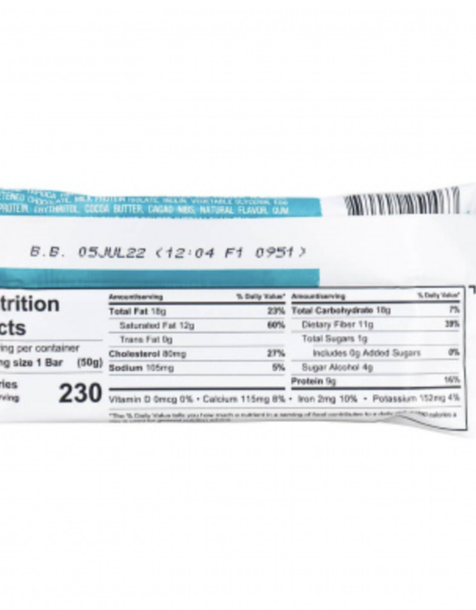 Kiss My Keto Bar Cookie Dough