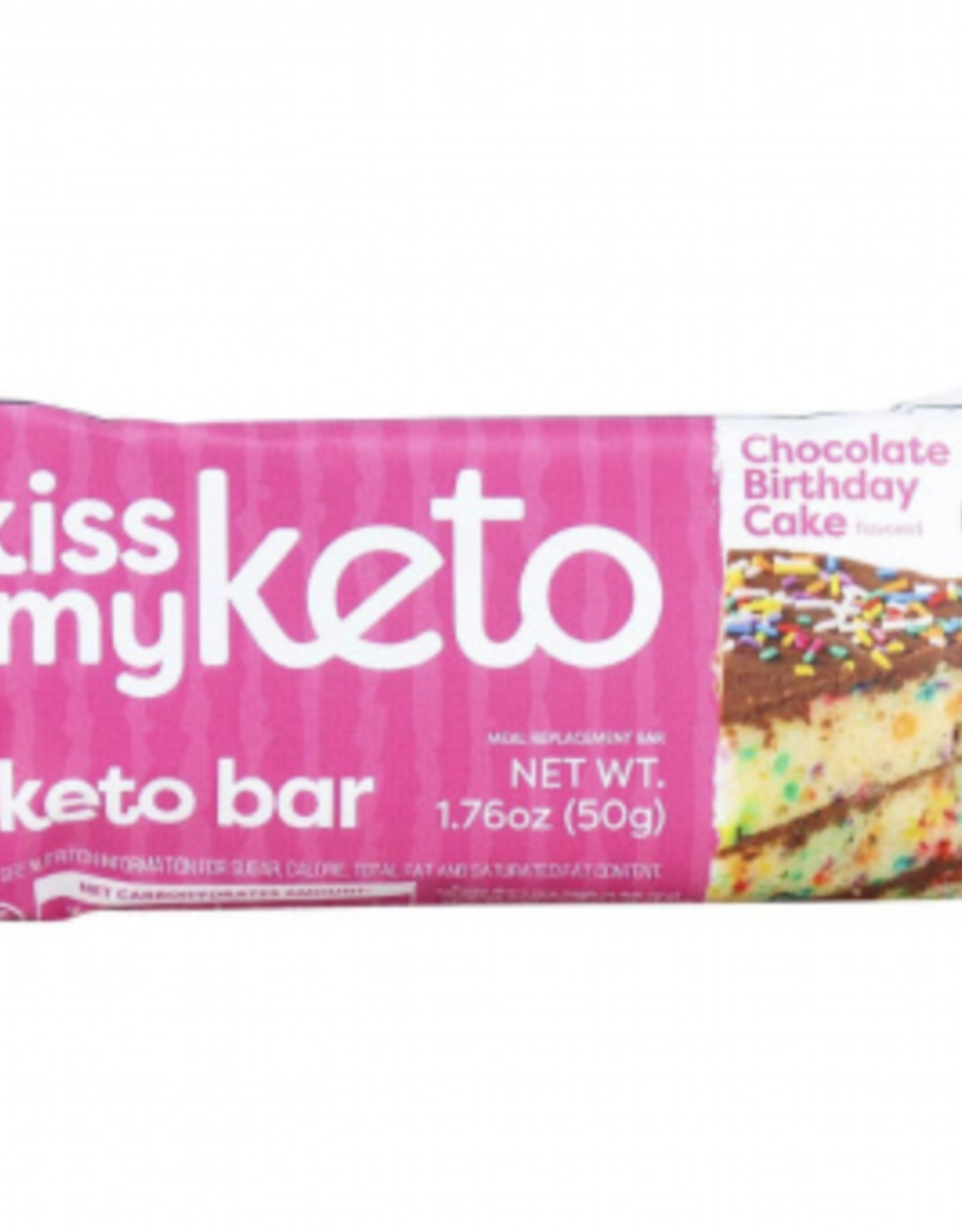 Kiss My Keto Bar Birthday Cake