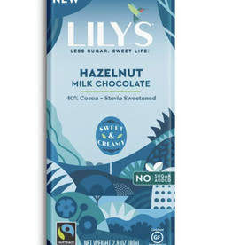 Lily's Sweets Lily's Bar Milk Choc Hazelnut