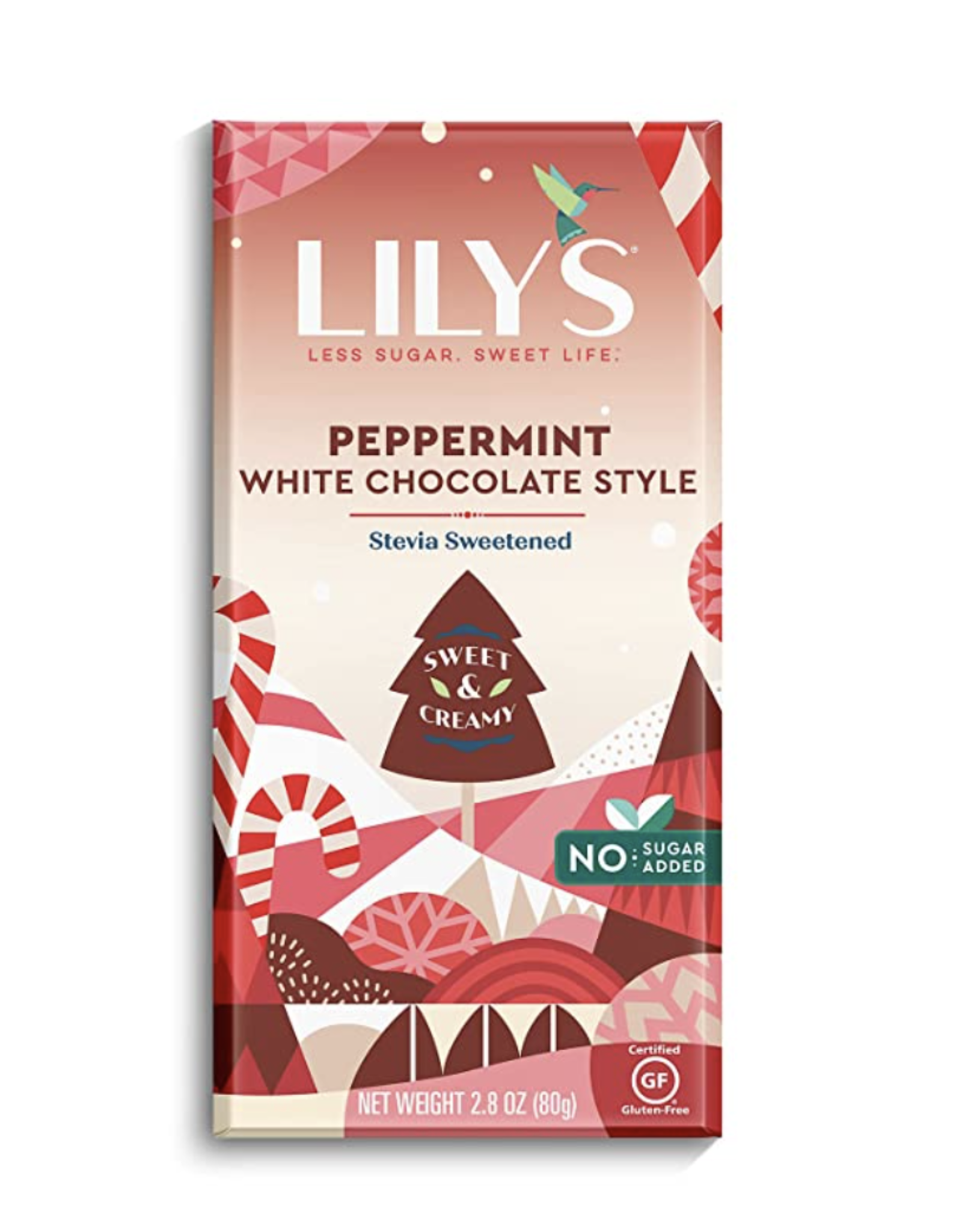 Lily's Sweets Lily's Bar White Chocolate Peppermint