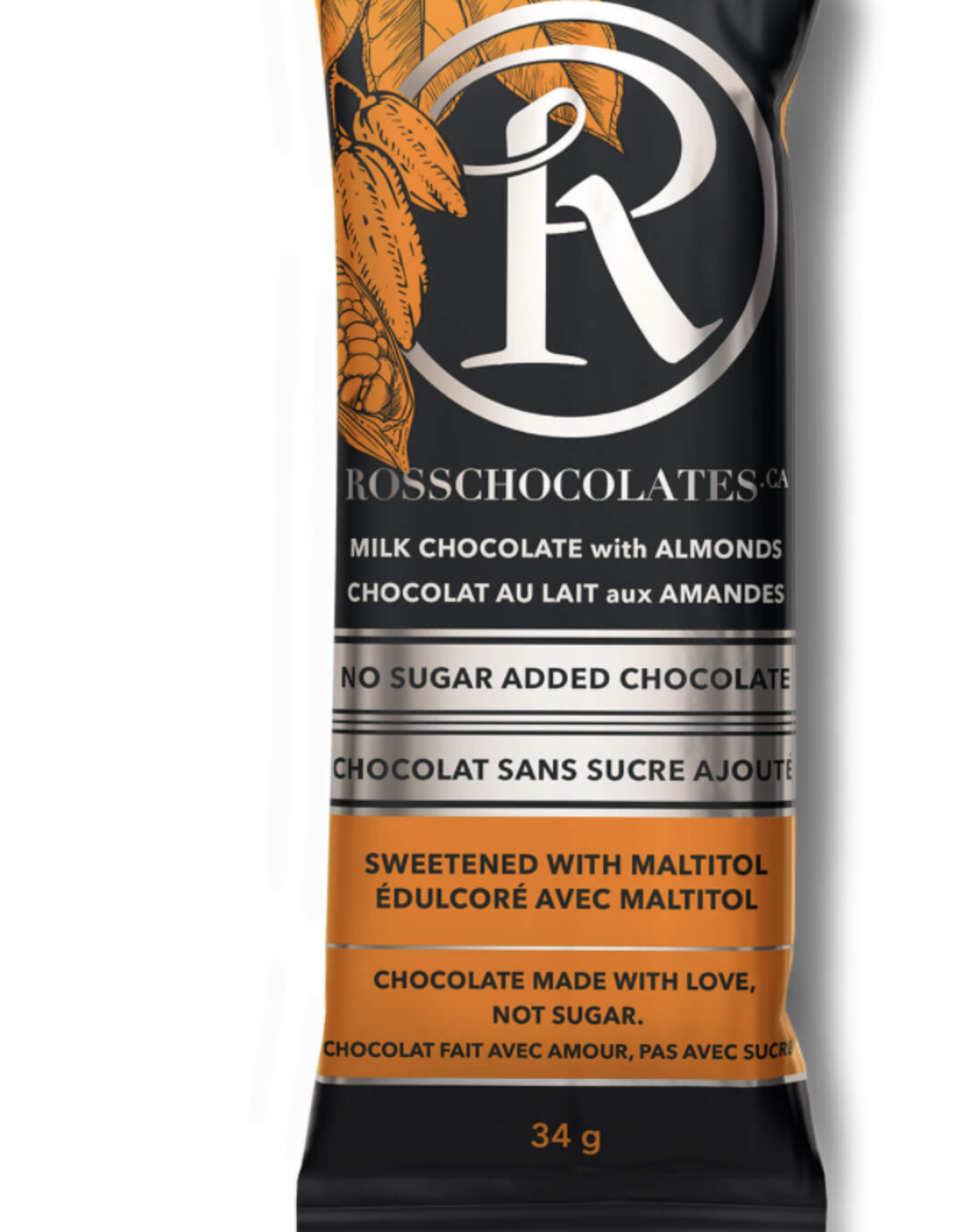 Ross Chocolates Ross Choc Bar Almond