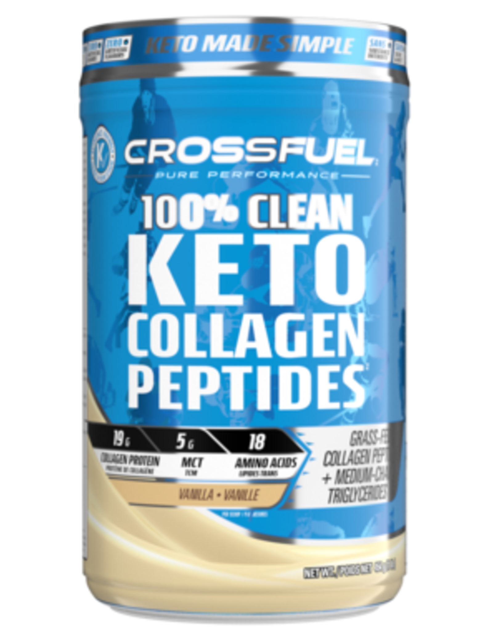 Crossfuel Crossfuel Keto Collagen 1lb Vanilla