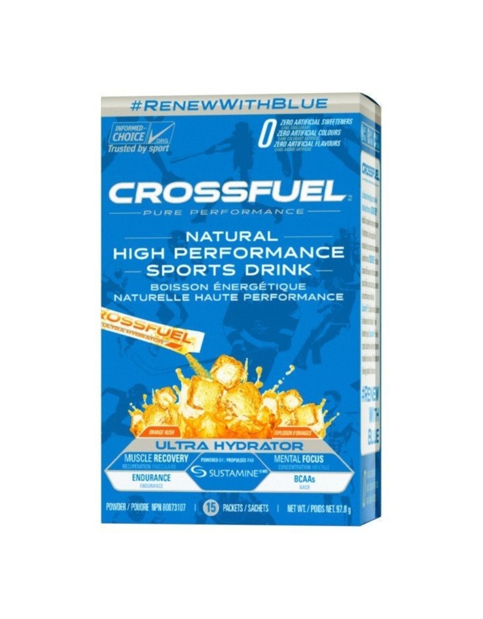 Crossfuel Crossfuel Orange Rush 15 packet