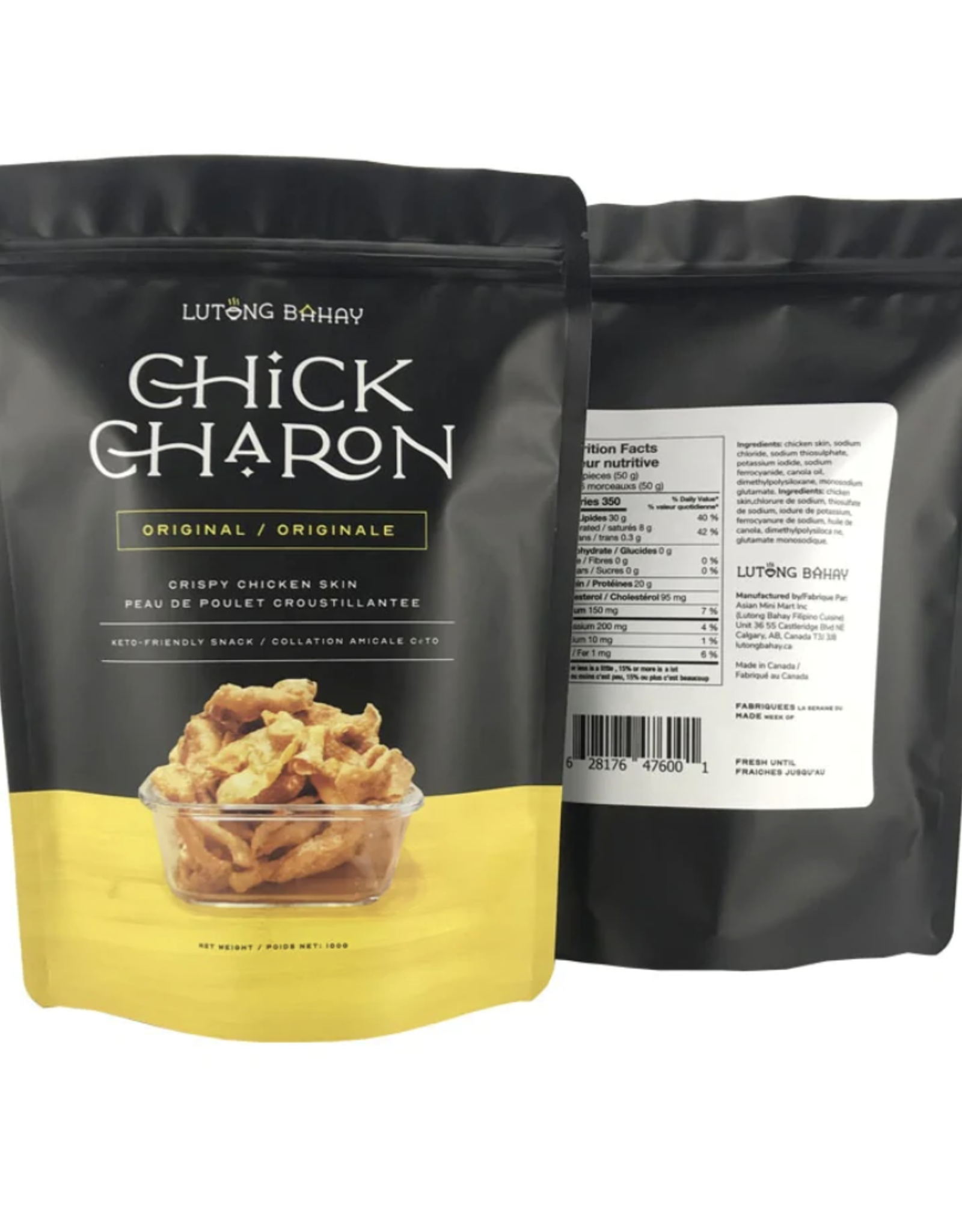Chick Charon Original Chicken Skin 100g bag