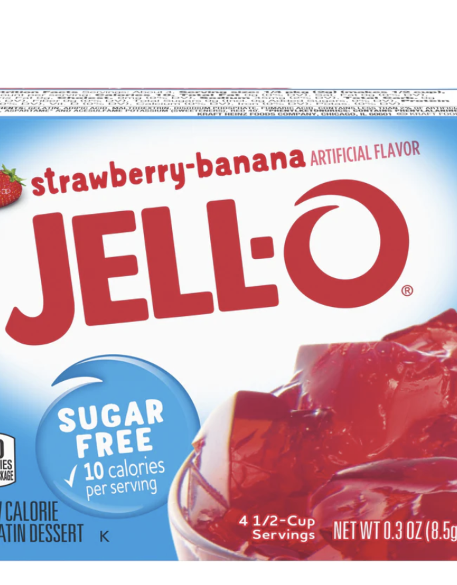 Jello Jello Gelatin Mix Strawberry Banana
