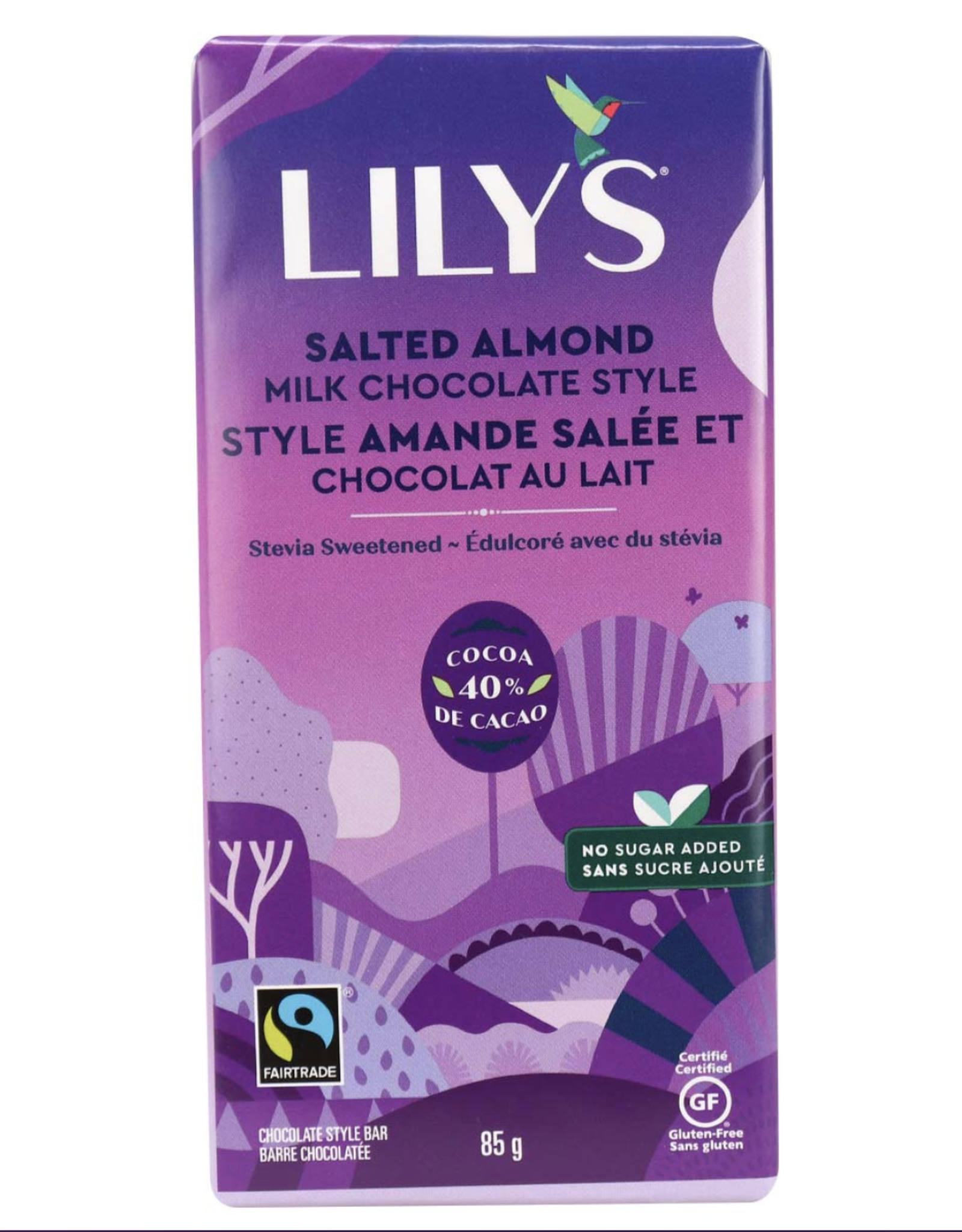 Lily's Sweets Lily's Bar Milk Choc Salted Almond