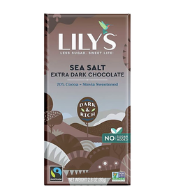 Lily's Sweets Lily's Bar Extra Dark Choc Sea Salt