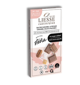 Lily's Sweets Gallerie au Chocolat Liesse Caramel & Pecan Milk Choc Bar