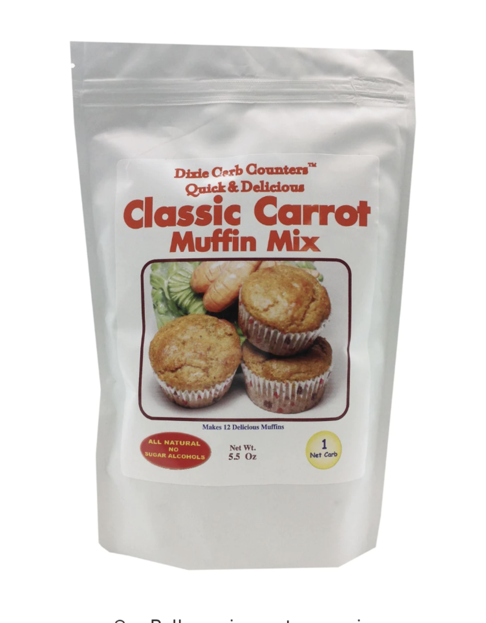 Dixie Carb Counters Muffin Classic Carrot
