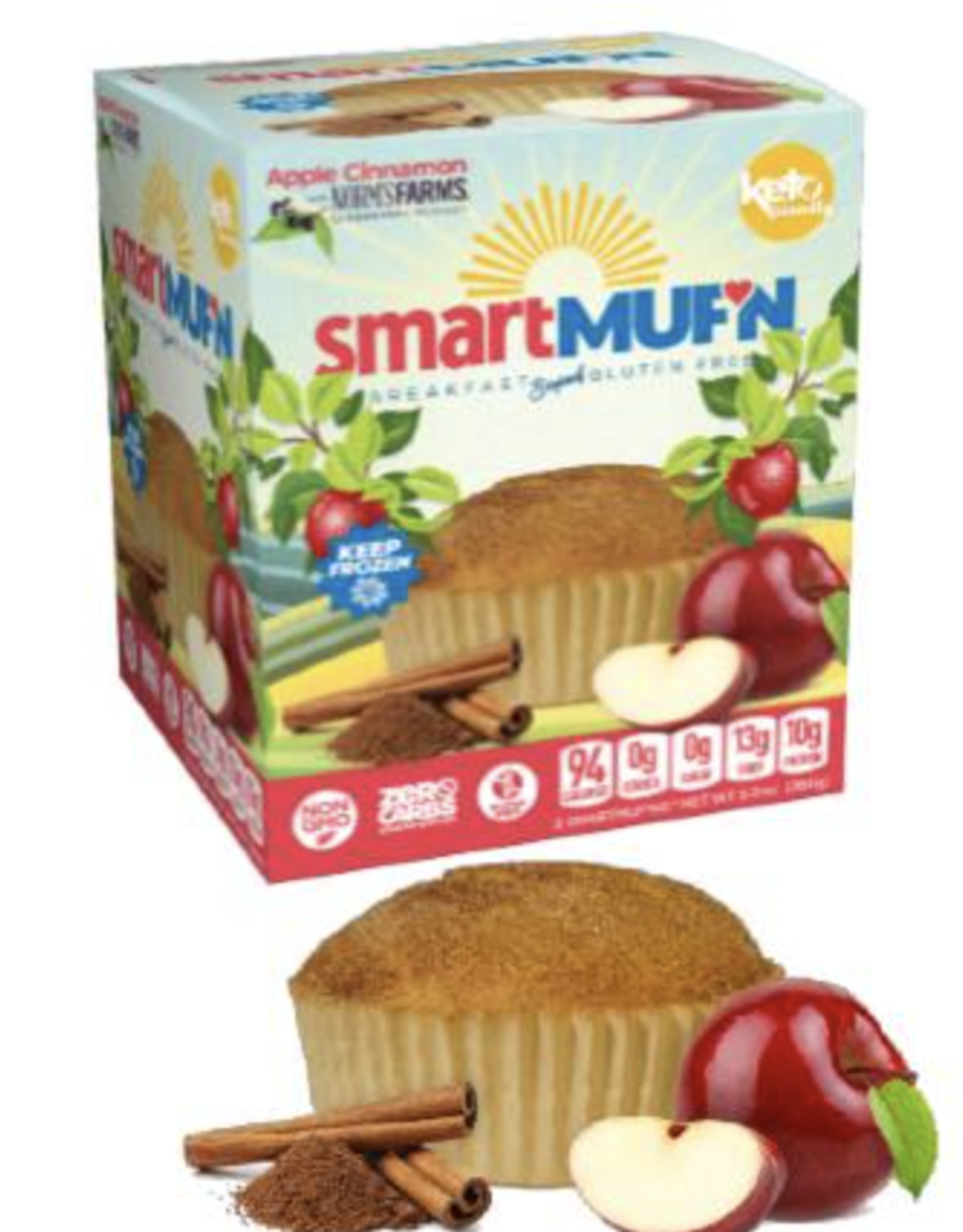Smart Muffin Apple Cinn 3 pk