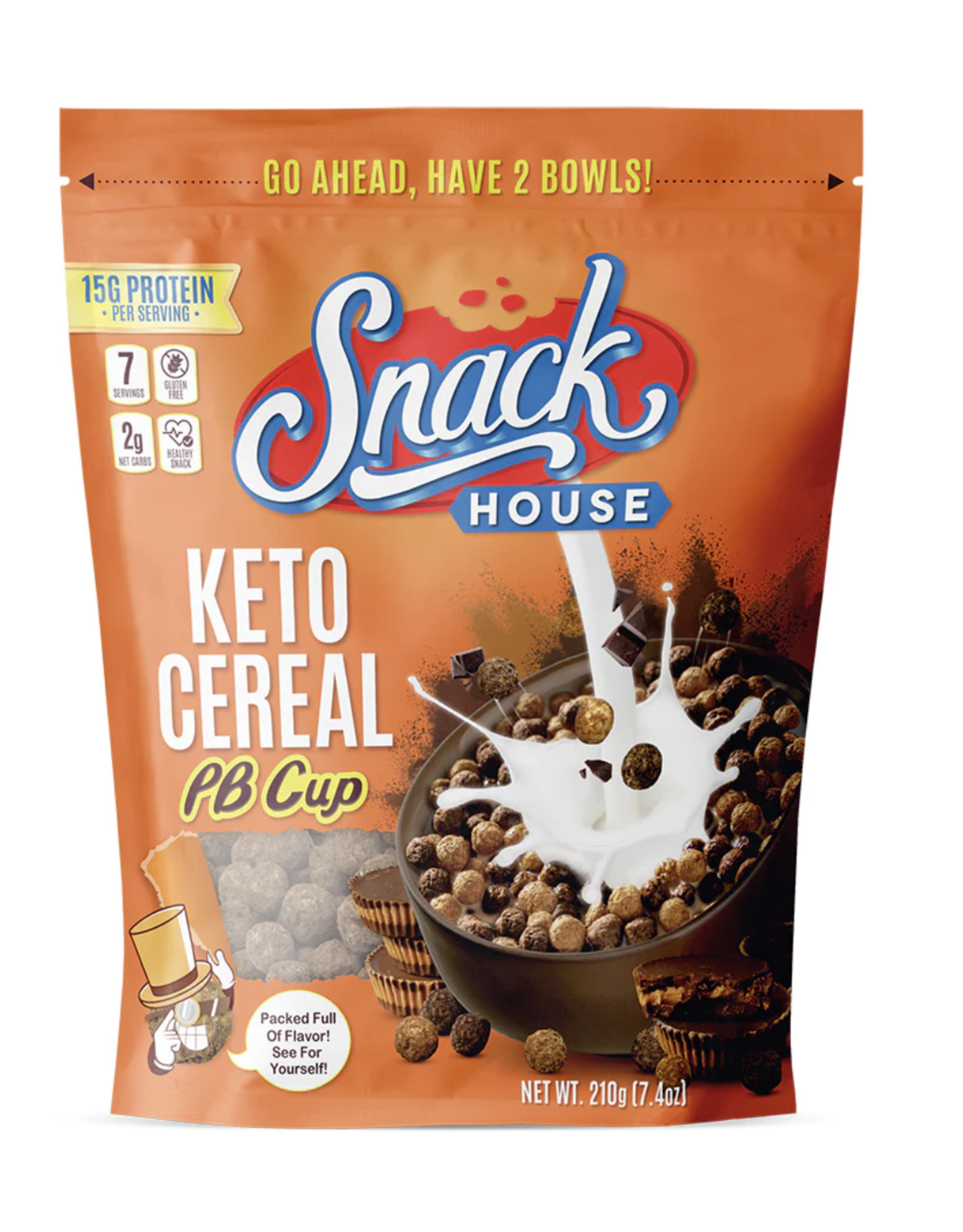 Snack House Foods Snack House Chocolate PB Puffs 189g