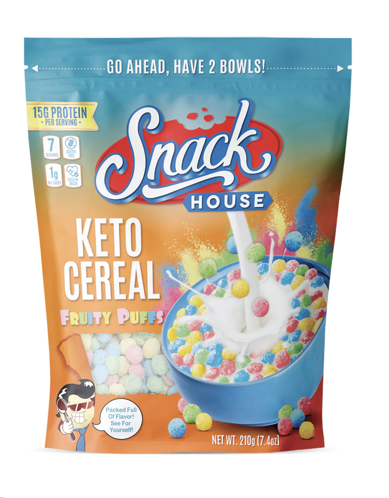Snack House Foods Snack House Cereal Fruity Keto 189g