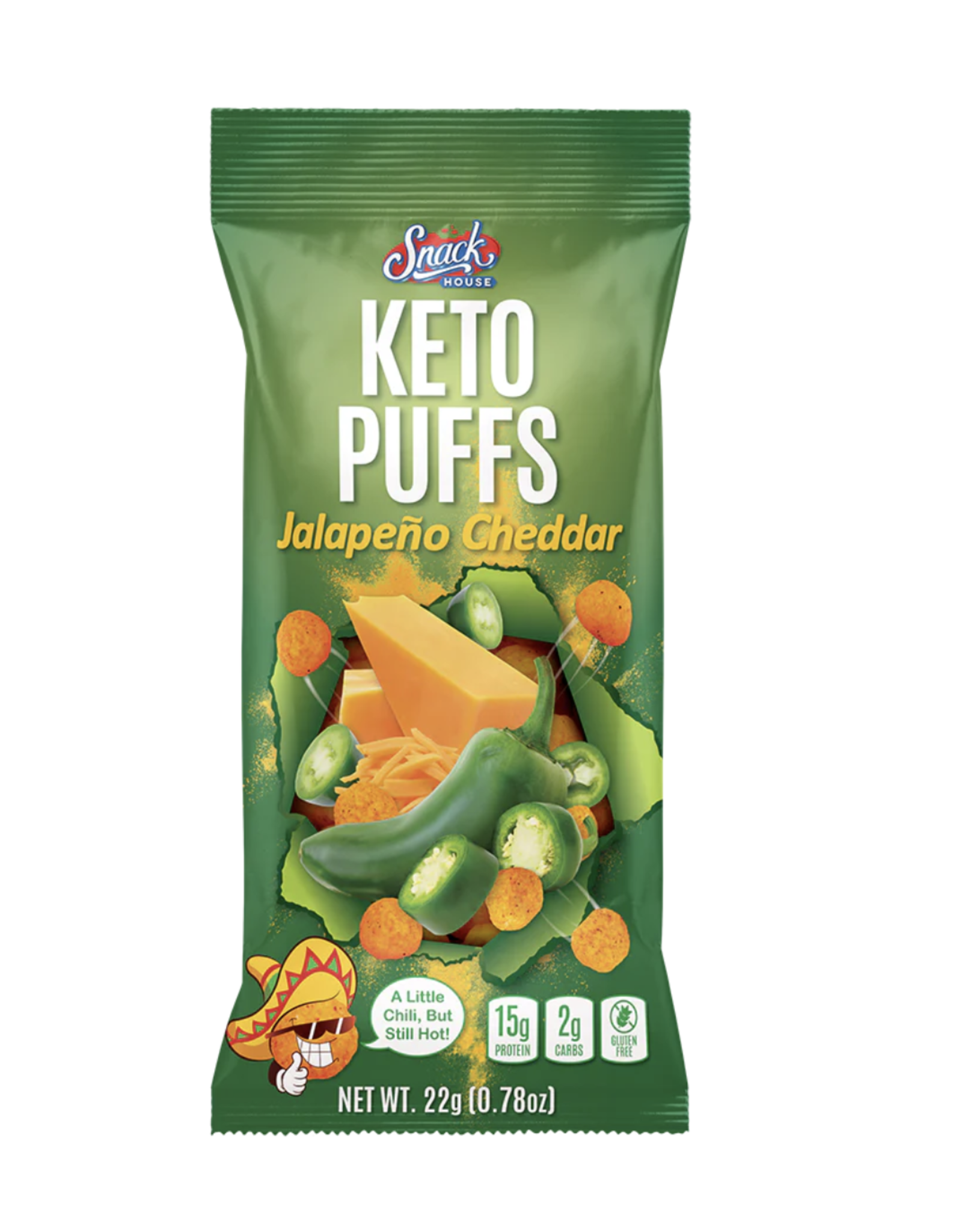 Snack House Singles Jalap Cheese Puffs 22g