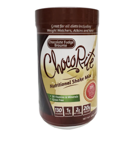 ChocoRite ChocoRite Shake Choc Fdg Brownie Protein