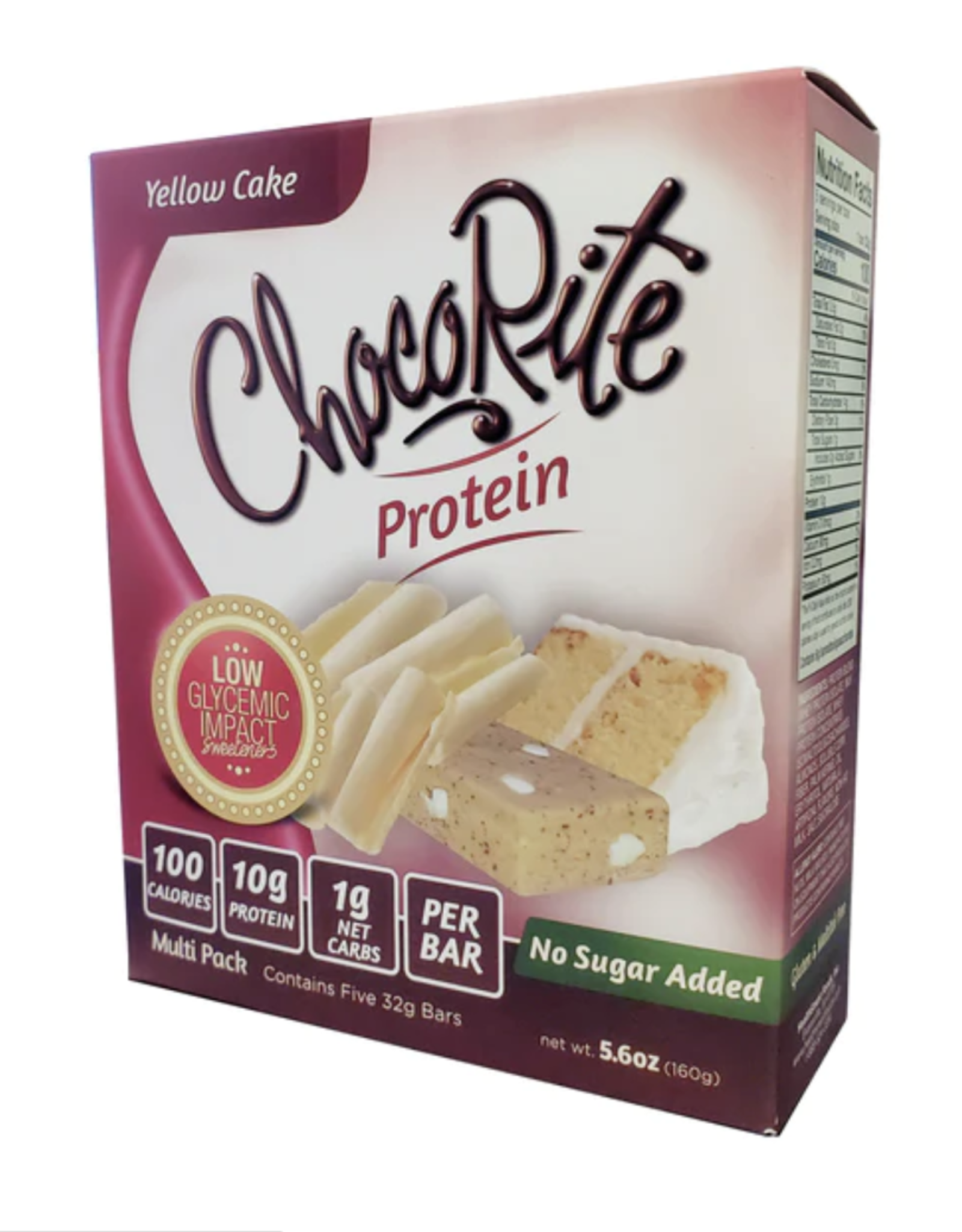 ChocoRite ChocoRite Protein Bar 10g Yellow Cake Value Pack