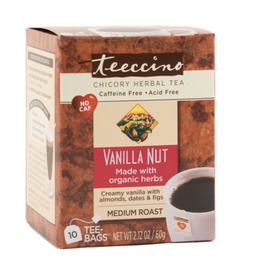 Teeccino Vanilla Nut Herbal Coffee 10 tea bags