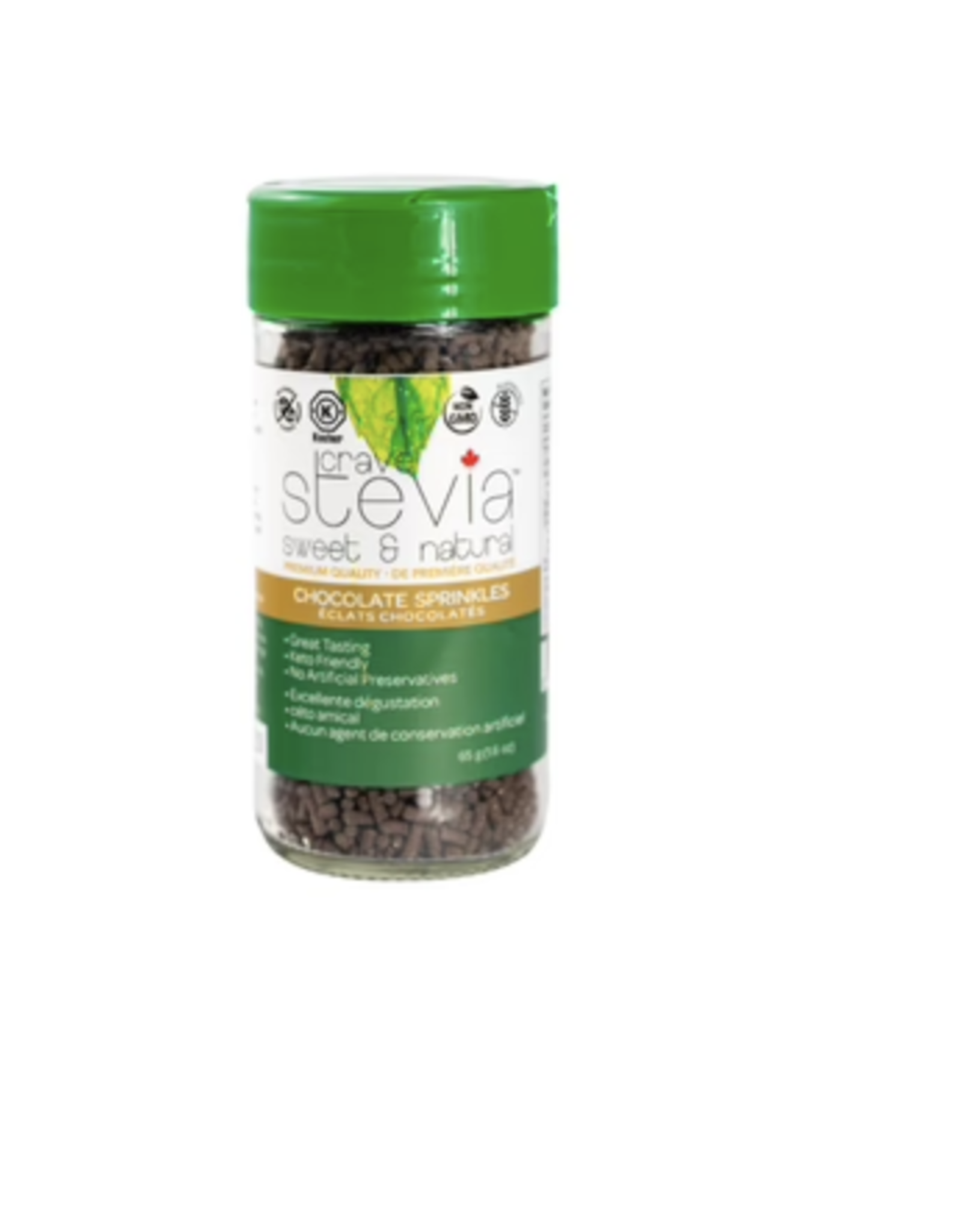 Crave Stevia Sprinkles Chocolate