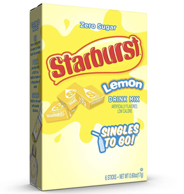 Starburst Drink Mix Lemon 6pk