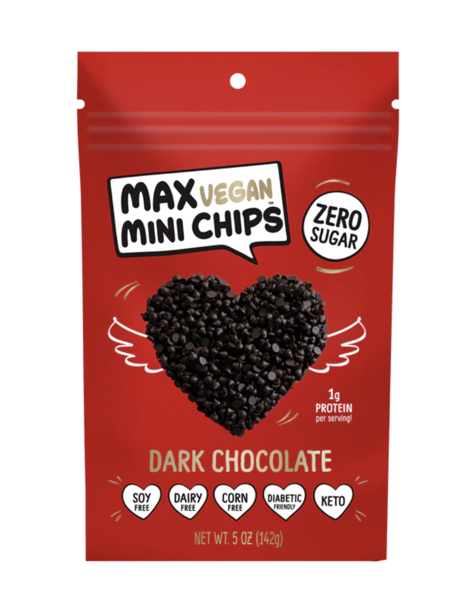 Max Sweets Dark Choc Chips 142g