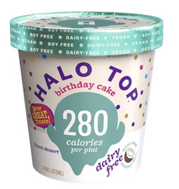 Halo Top Ice Cream Dairy FREE Birthday Cake