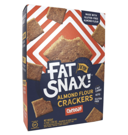 Fat Snax Almond Crackers - Cheddar