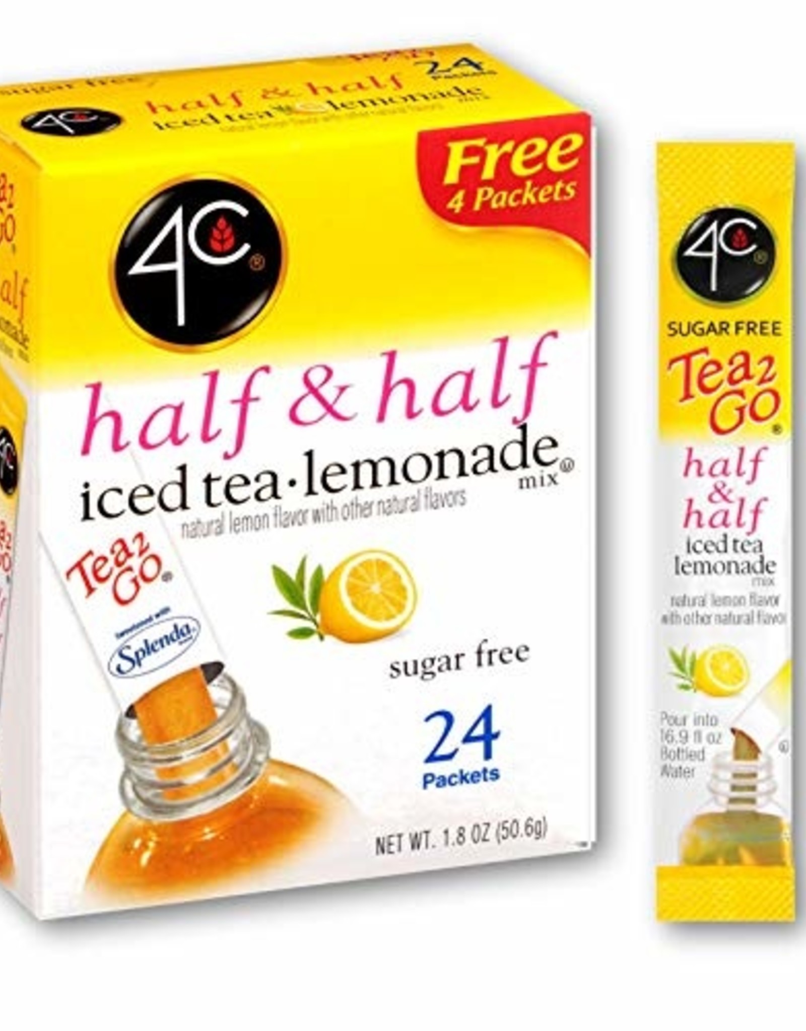 4C Drinks 4C Lemon Ice Tea Mix 24 Sticks