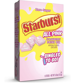 Starburst Drink Mix Strawberry 6pk