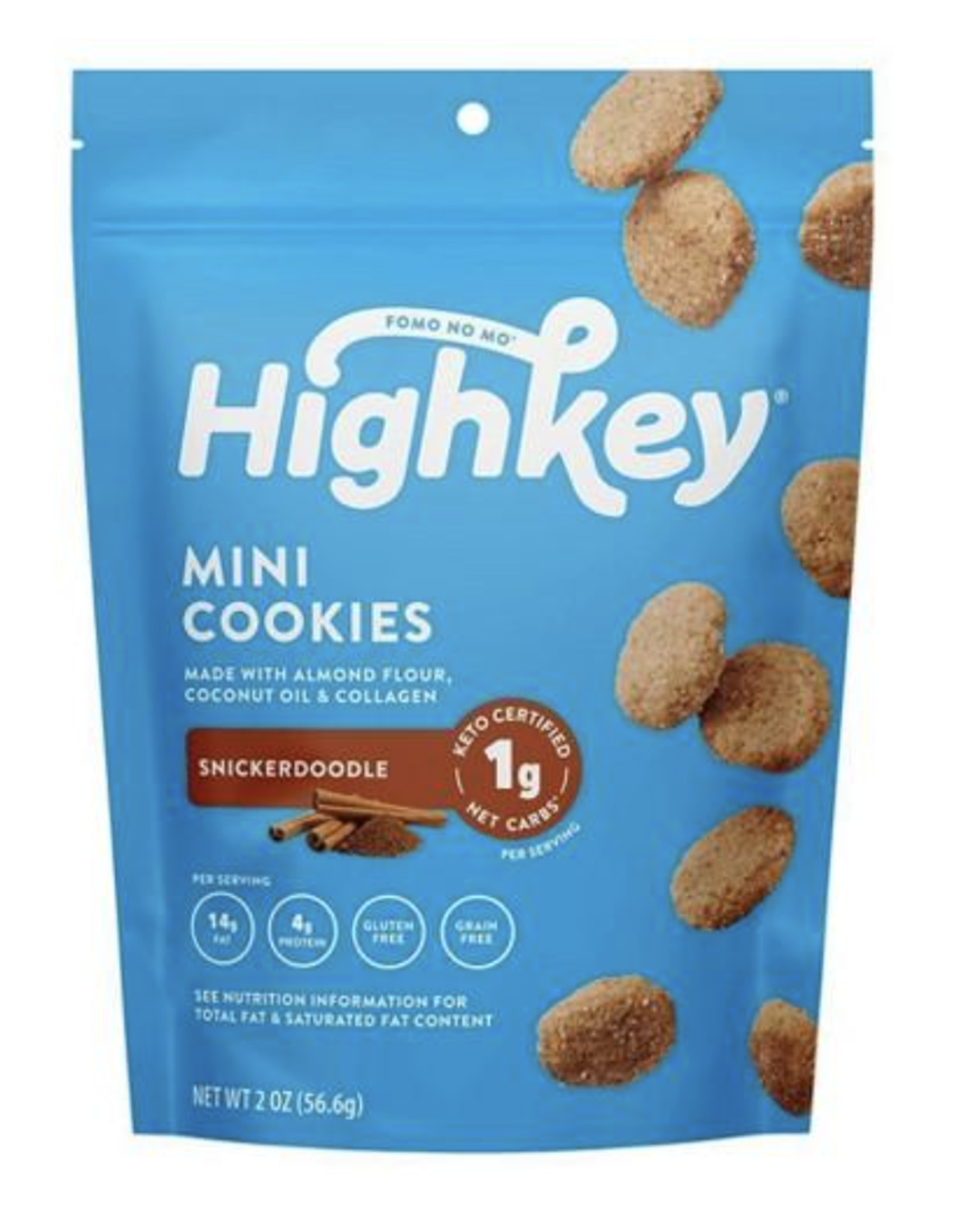 High Key High Key Keto Snickerdoodle Cookies