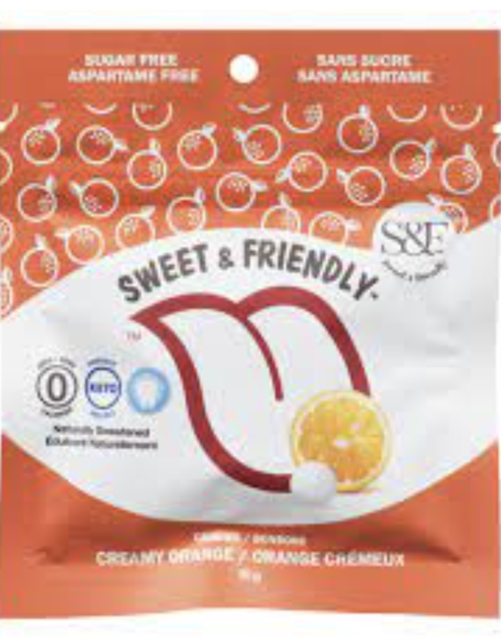 Sweet & Friendly Creamy Orange Candies 30g