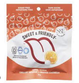 Sweet & Friendly Creamy Orange Candies 30g