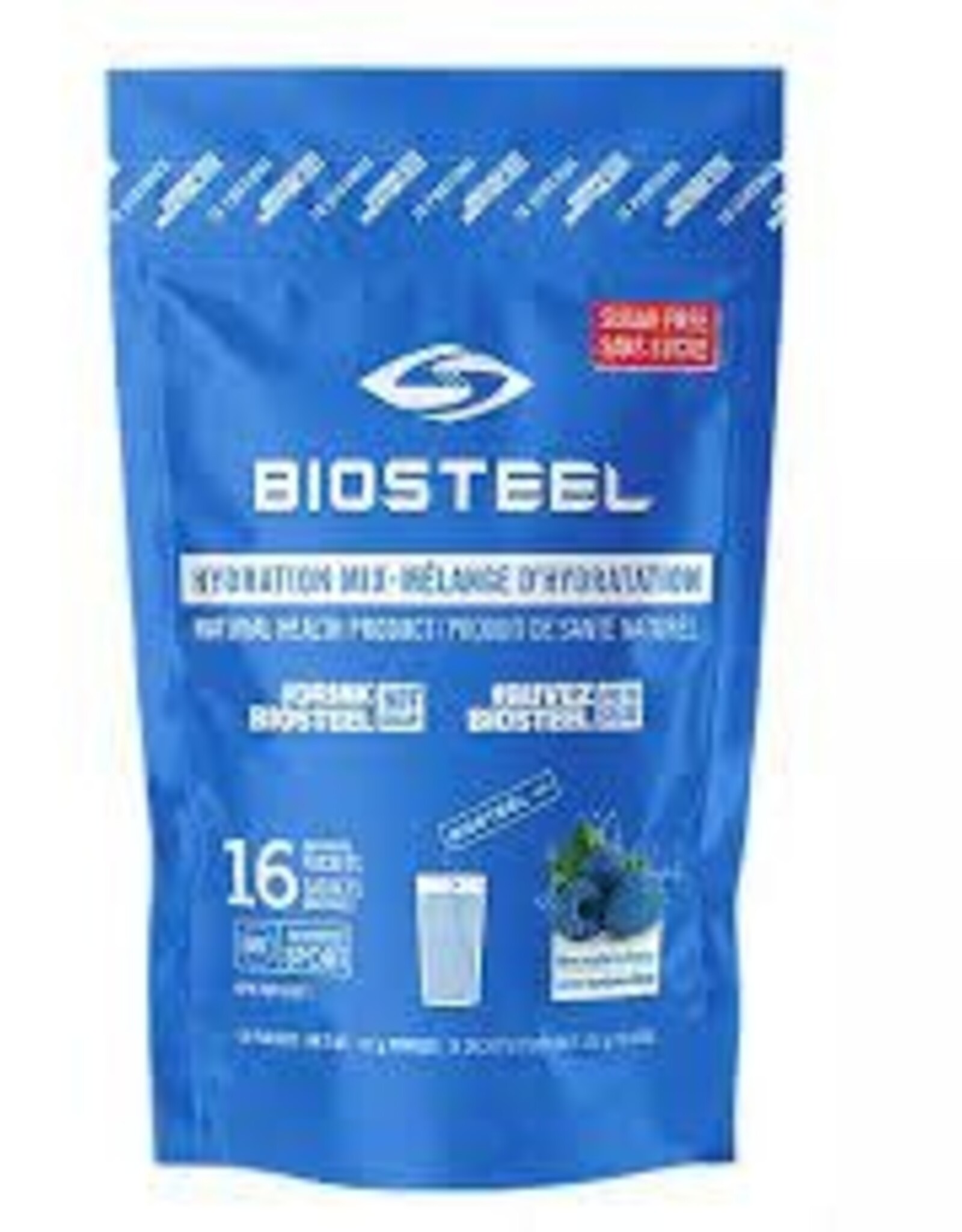 Biosteel Hydration Drink  Mix 16pk Blue Rasp