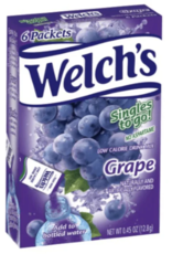 Welch's Grape Drink Mix 6 pk
