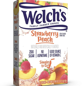 Welch's Straw Peach Drink Mix 6 pk