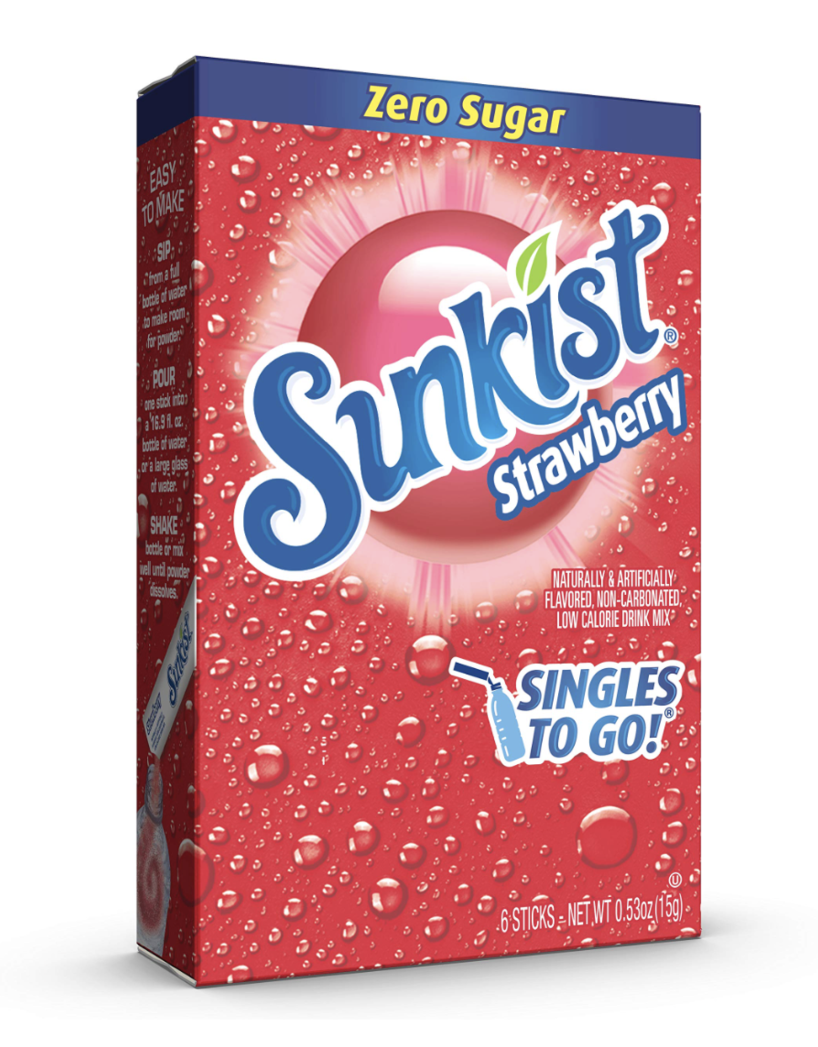Sunkist Strawberry Drink Mix 6 pk