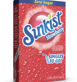 Sunkist Strawberry Drink Mix 6 pk