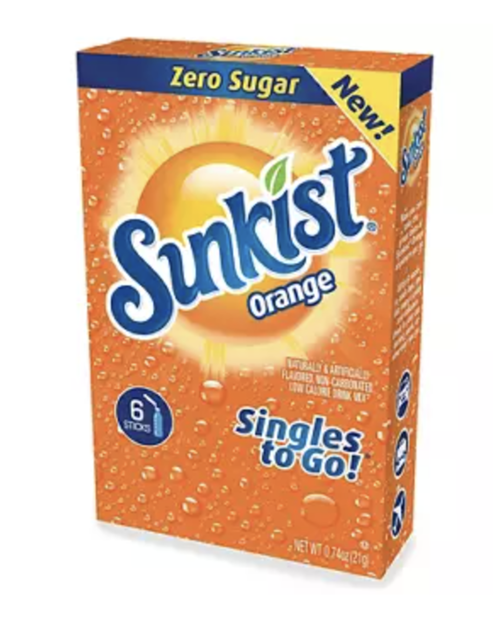 Sunkist Orange Drink Mix 6 pk