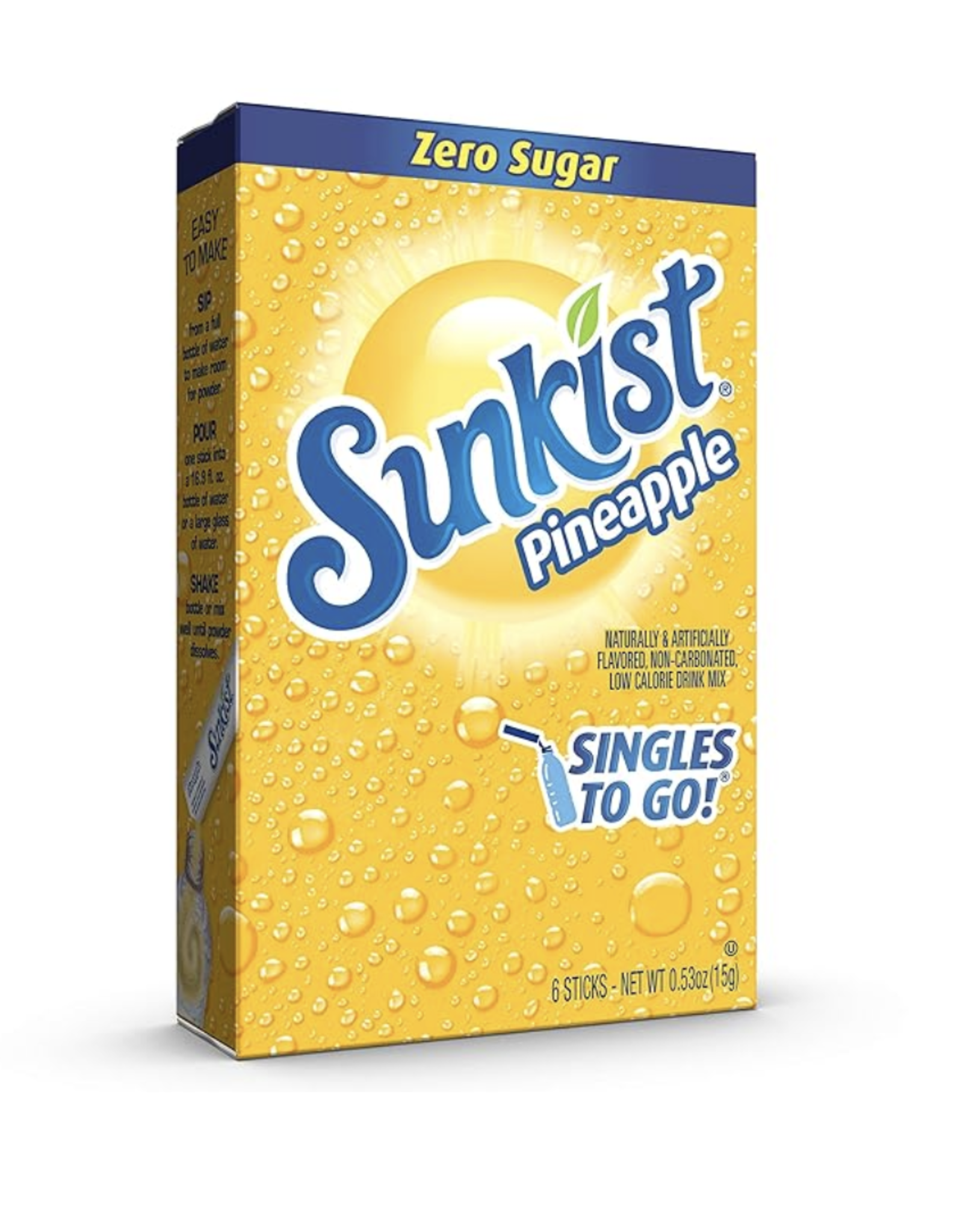 Sunkist Pineapple Drink Mix 6 pk