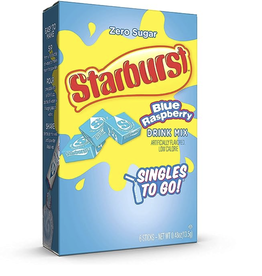 Starburst Drink Mix Blue Rasp 6pk