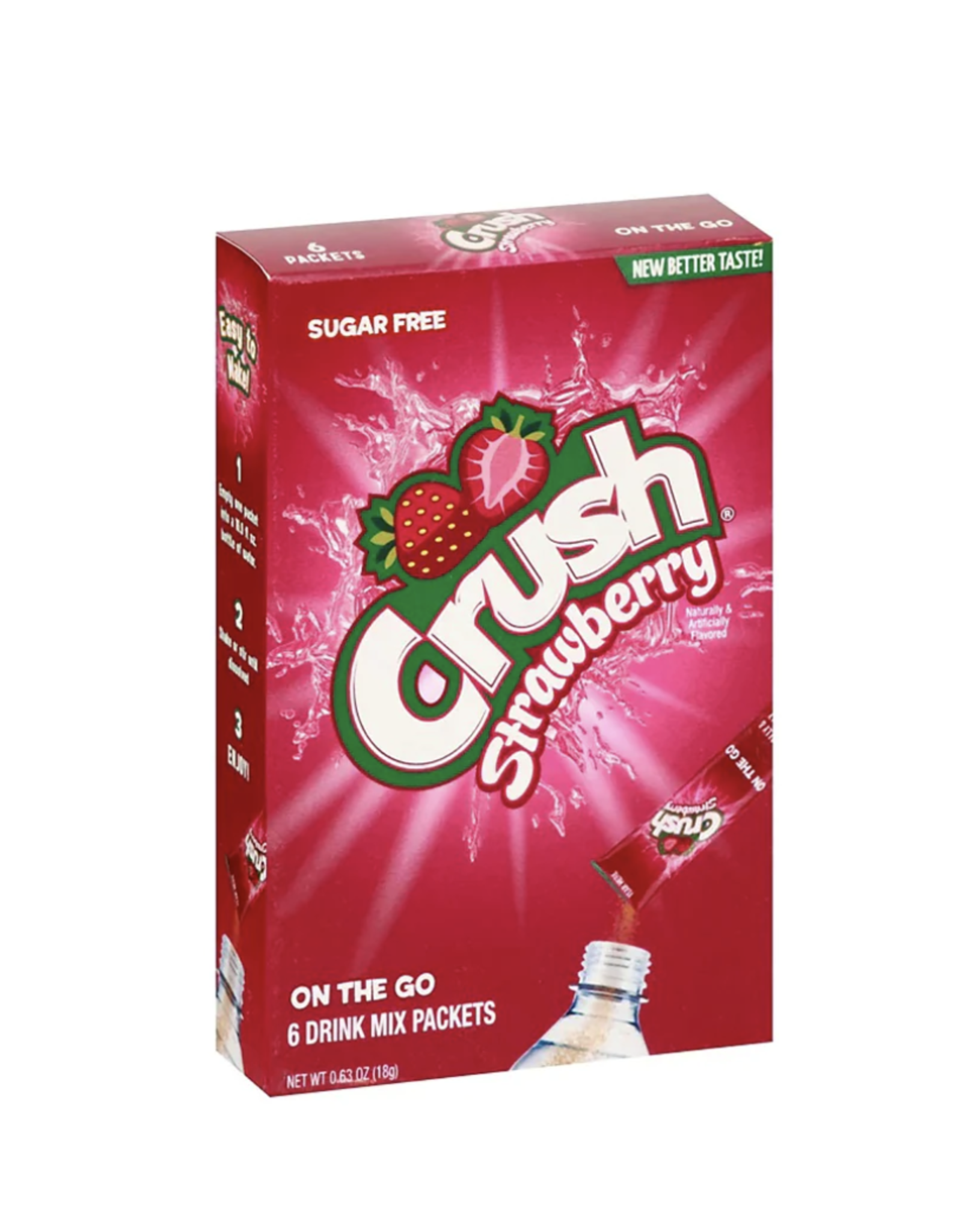 Crush Strawberry Drink Mix 6pk