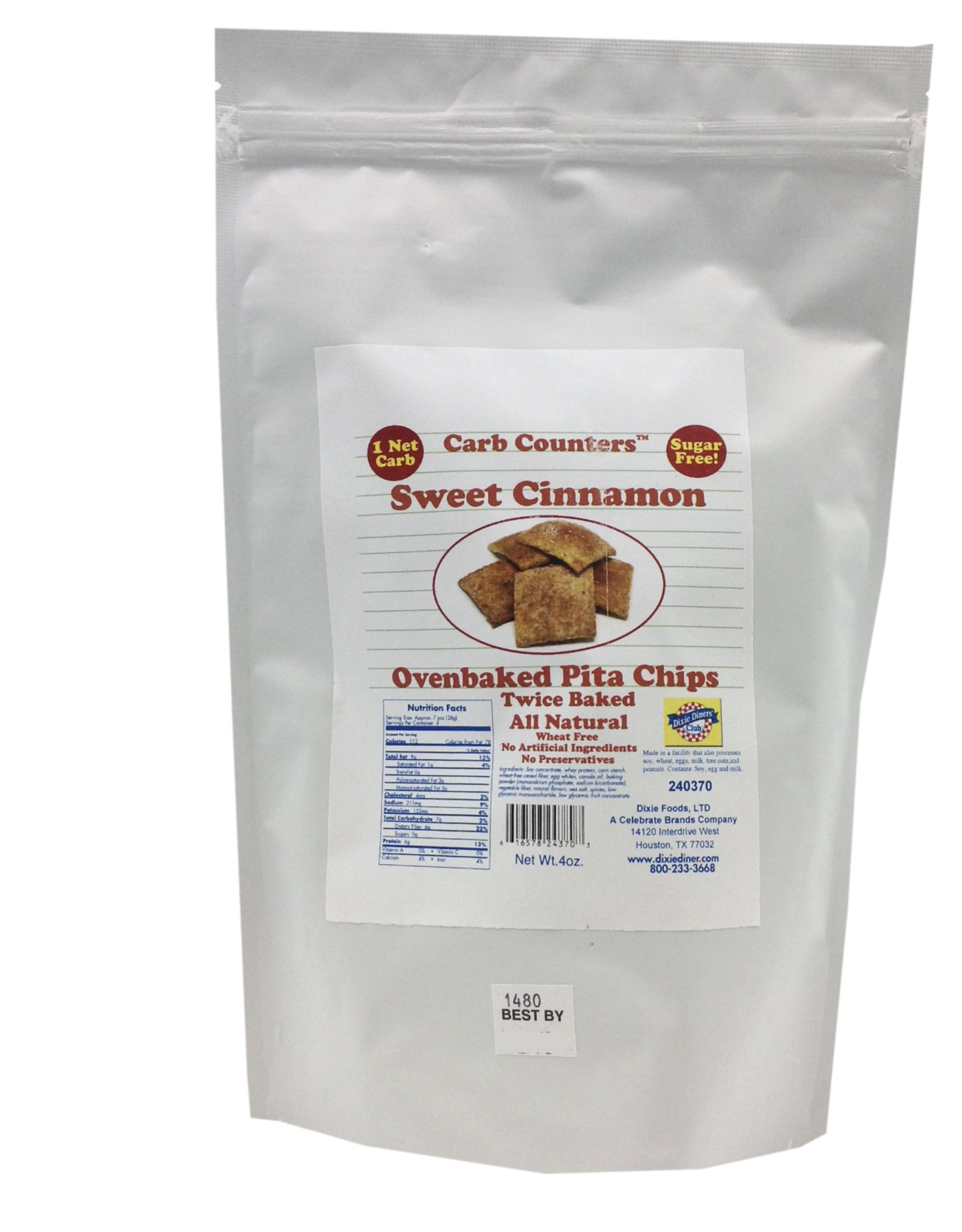Dixie Carb Counters Pita Chips Cinn