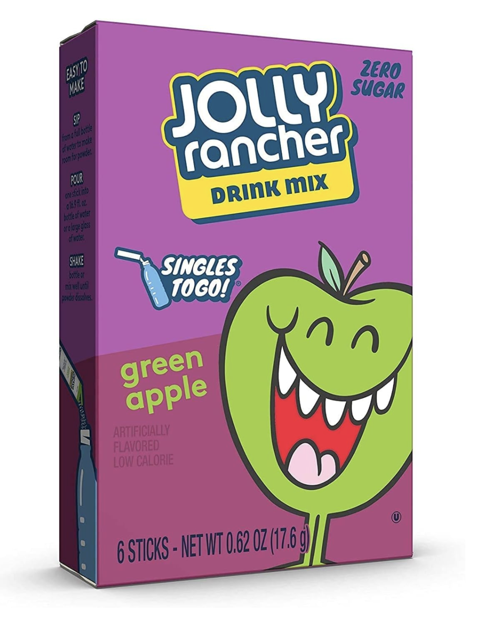 Jolly Rancher Green Apple Drink box 6 count