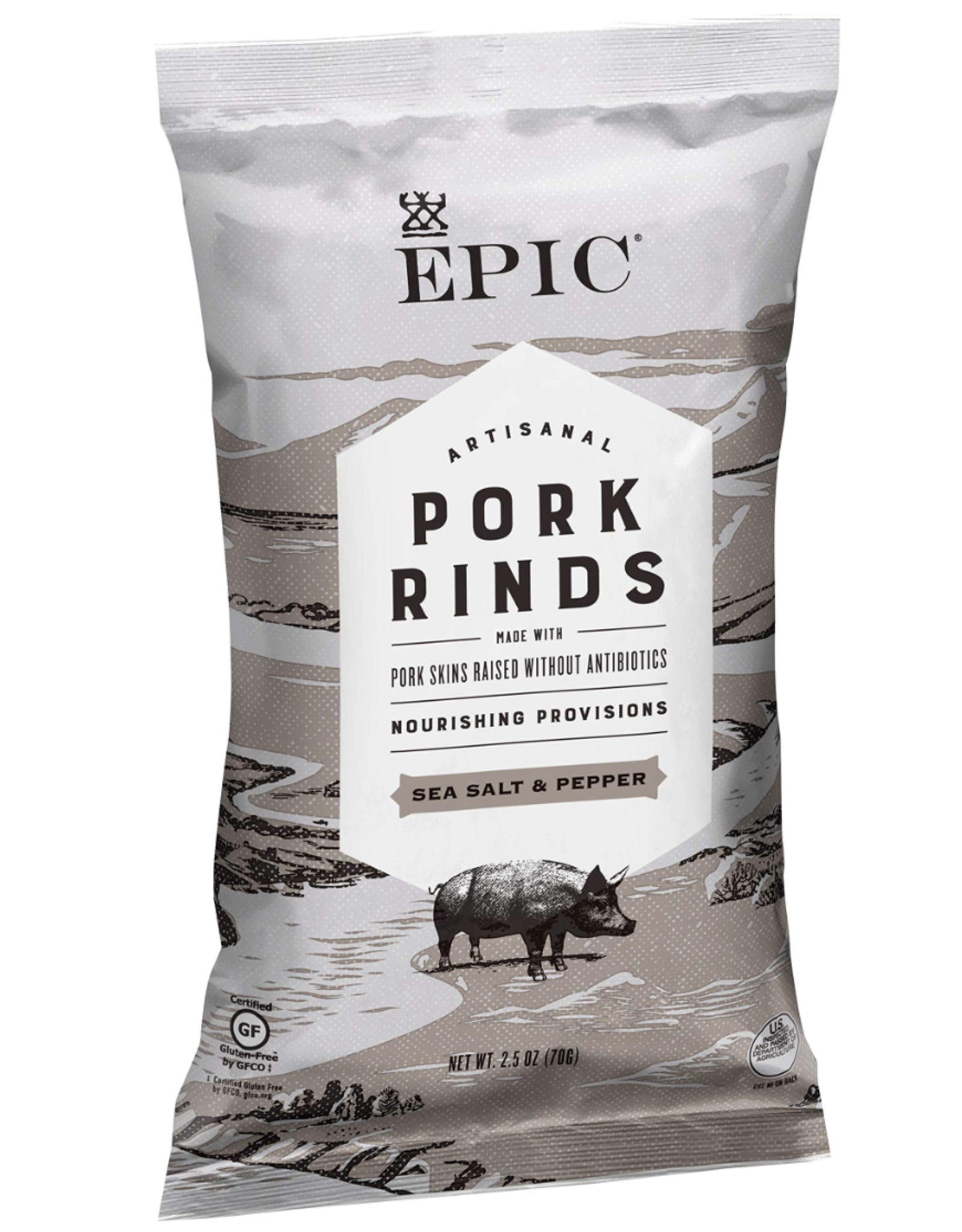 Epic Pork Rinds Sea Salt & Pepper LC