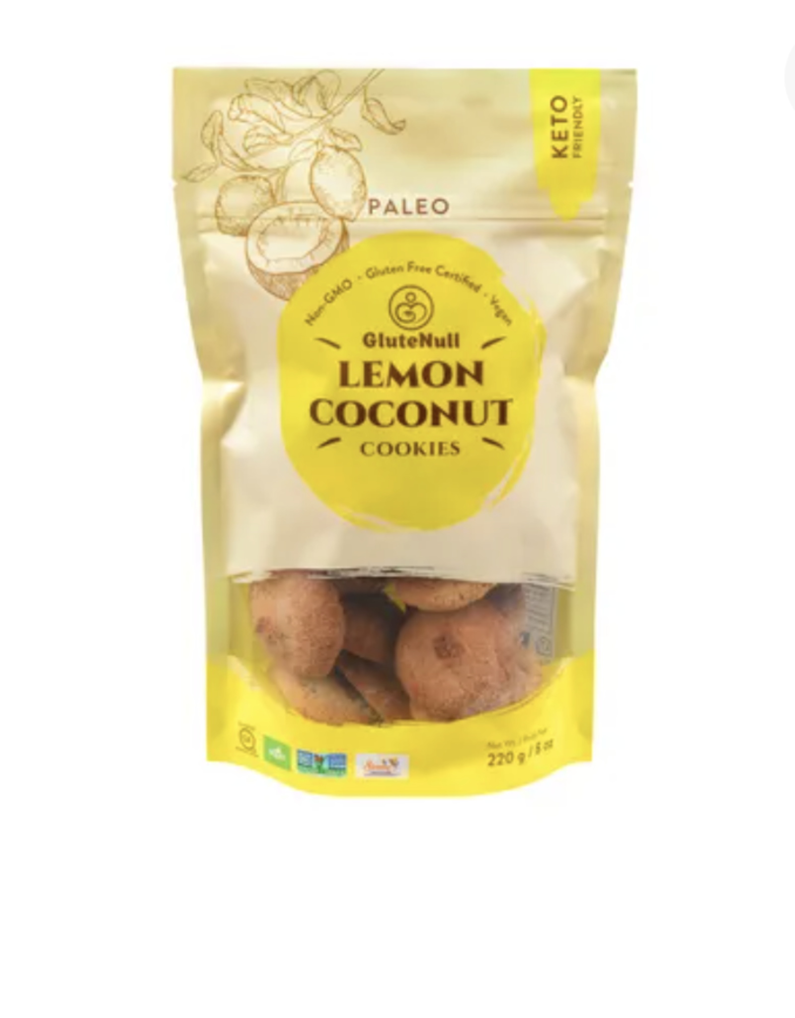 Glutenull Lemon Coconut Cookies