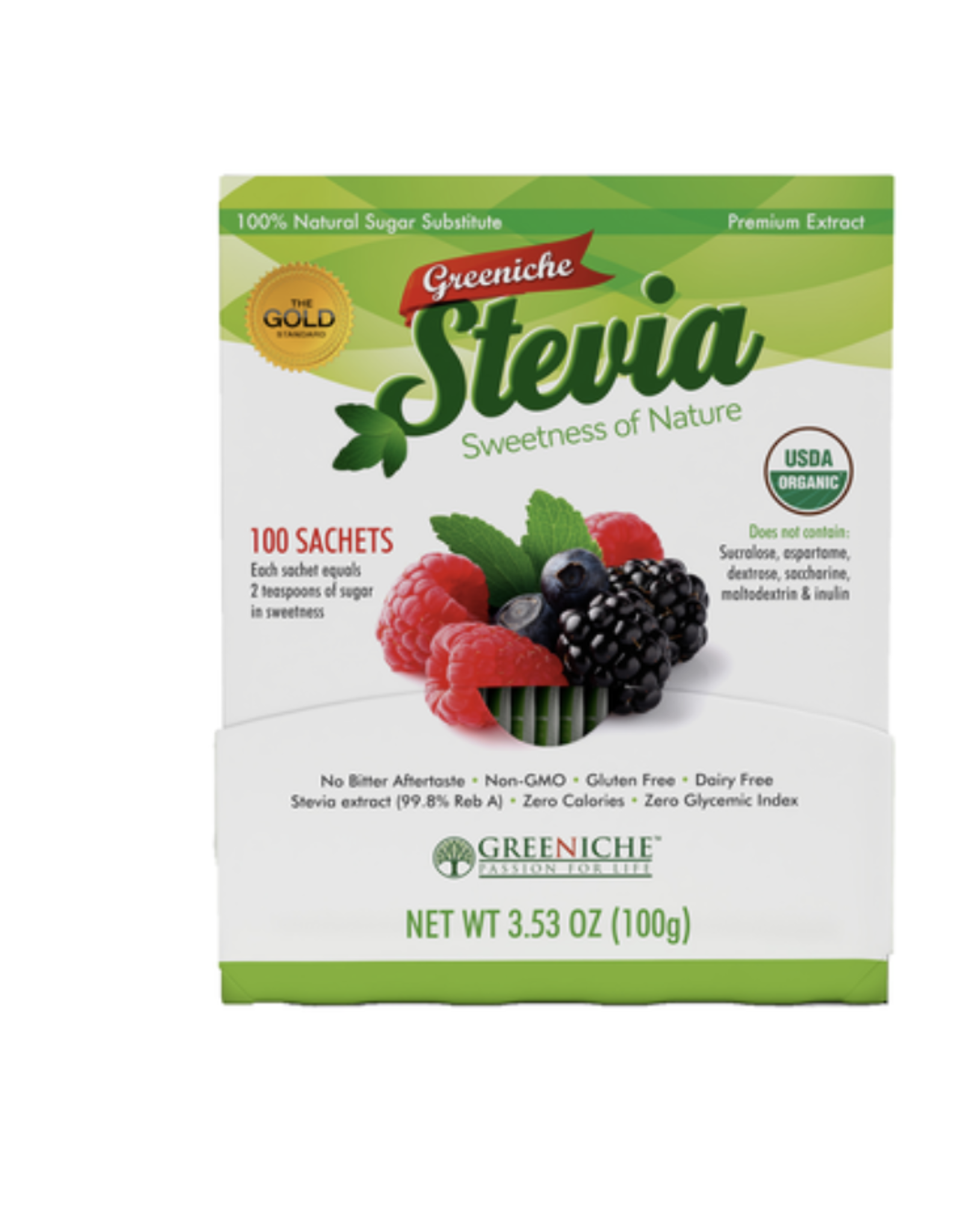 Greeniche Stevia 100 pcks