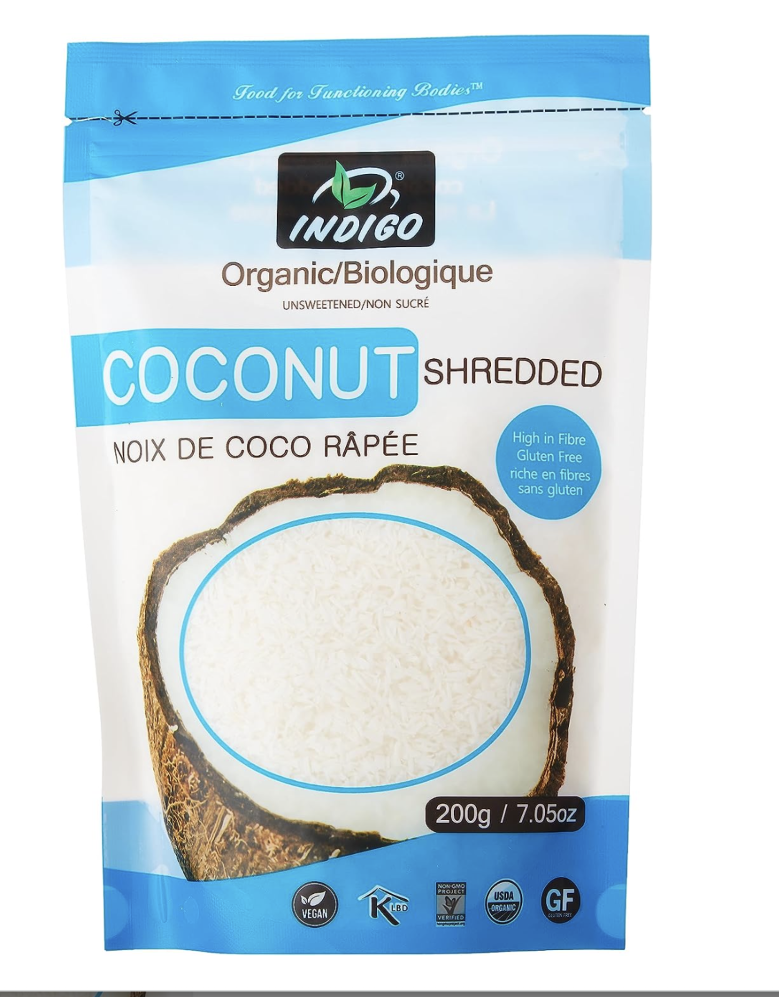 Indigo Shredded Coconut 200g