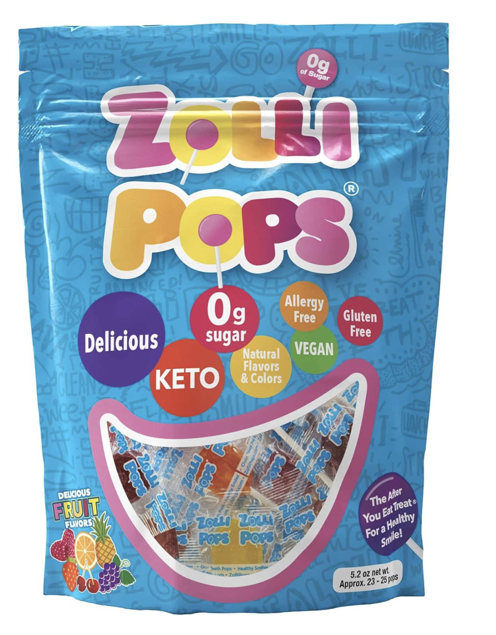 Zolli Pops suckers 5.2oz Mixed Fruit